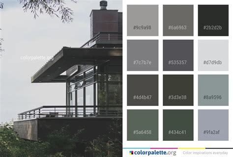 Grey color for architecture