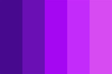 Analogous grey and purple color palette