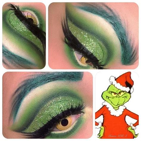 Grinch Inspired Eye Shadows