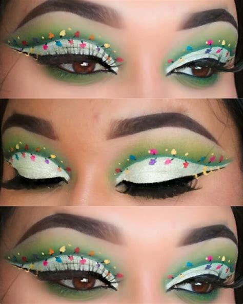 Grinch Inspired Makeup Look 2