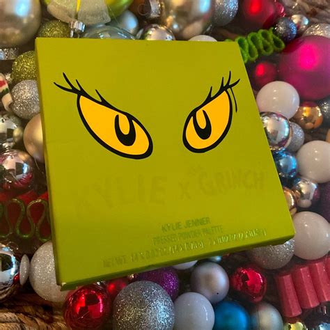 Grinch Inspired Makeup Palette for Holiday Season