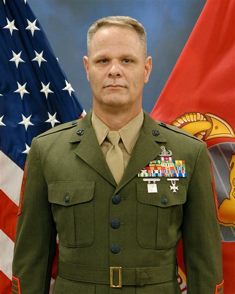 A Marine gunnery sergeant