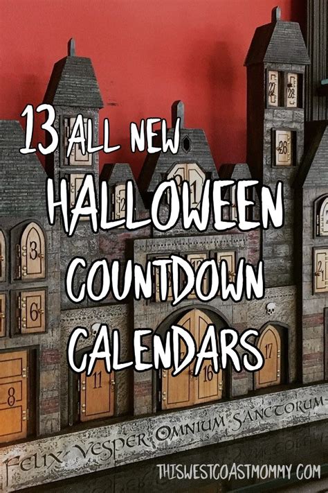 Halloween calendar countdown ideas