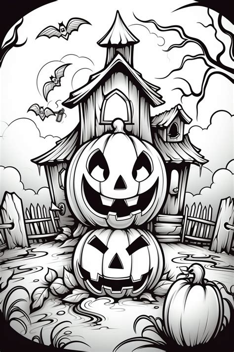 Halloween Coloring Book 10