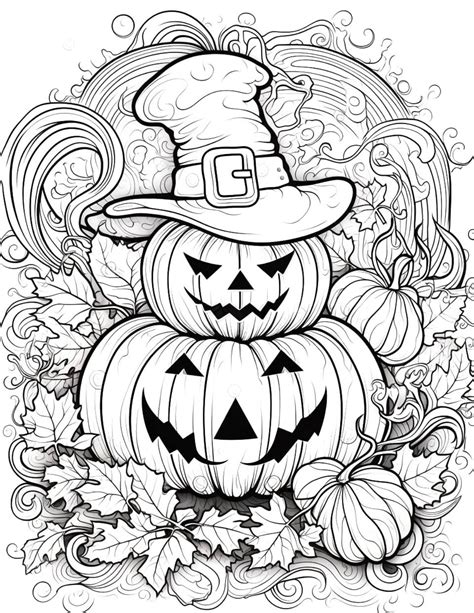 Halloween coloring books