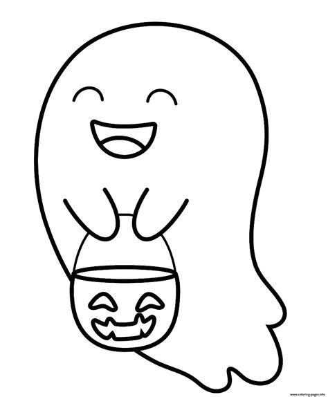 Halloween coloring page ghosts