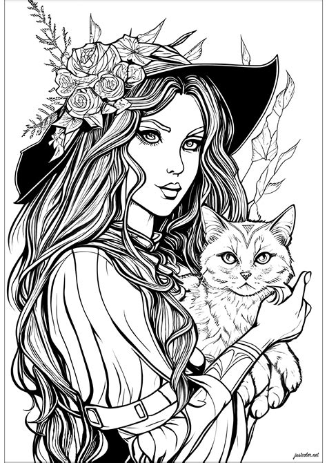 Halloween coloring pages for different ages