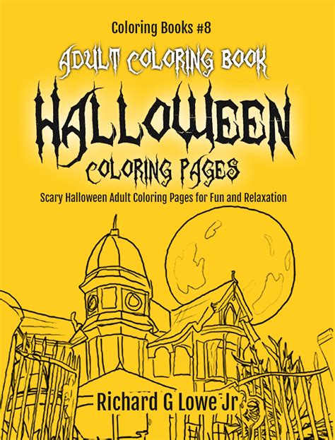 Halloween coloring pages for therapeutic purposes