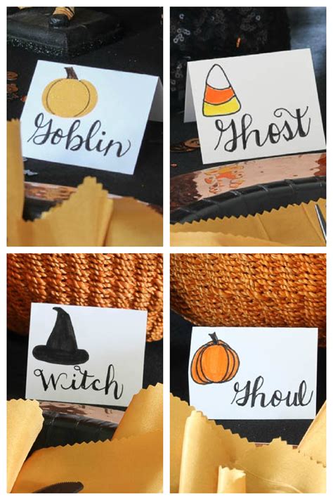 Halloween Place Card