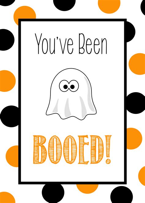 Halloween Printables for You've Been Booed