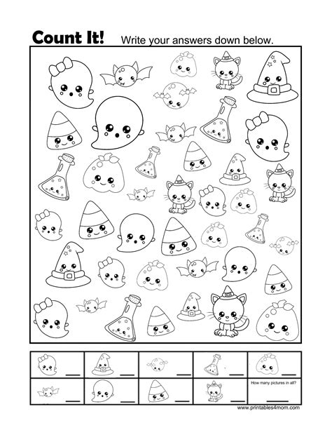 Halloween printables types