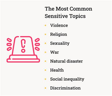 handling sensitive topics image