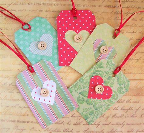 Handmade gift tag