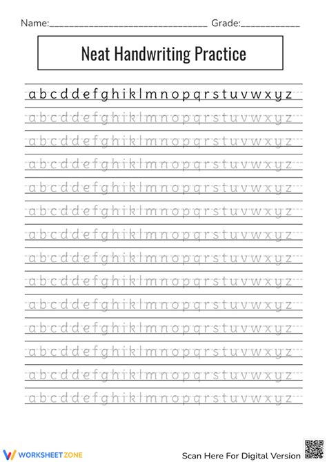 Handwriting Worksheets for All Ages