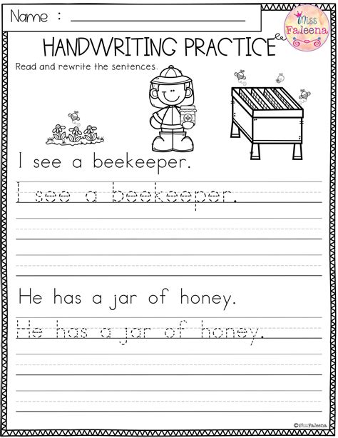 Handwriting Worksheets for Education