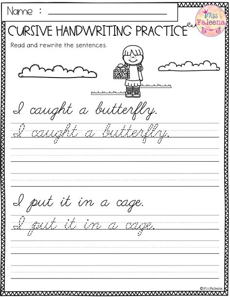 Handwriting Worksheets for Practice