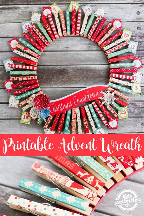 Hanging Floral Advent Calendar Crafts