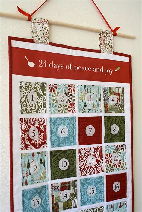 Hanging Floral Advent Calendar Templates