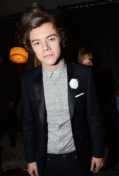 Harry Styles in navy blue suit