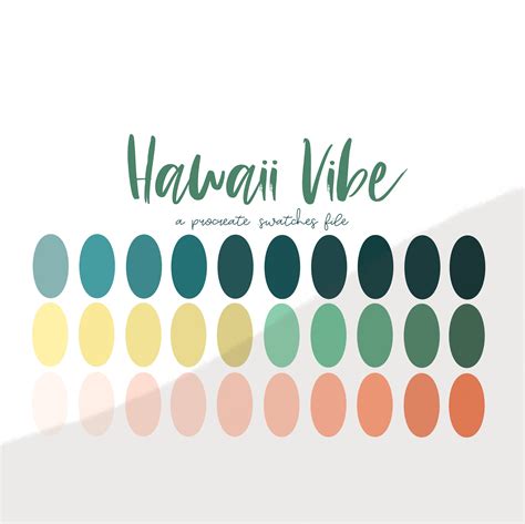 Hawaiian Color Palette Tips