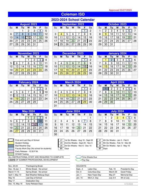 Hays CISD School Calendar