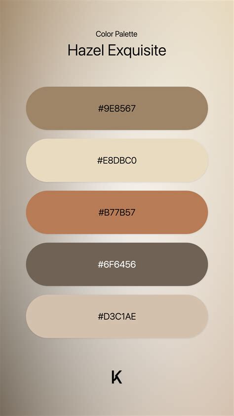 Hazel color palette inspiration