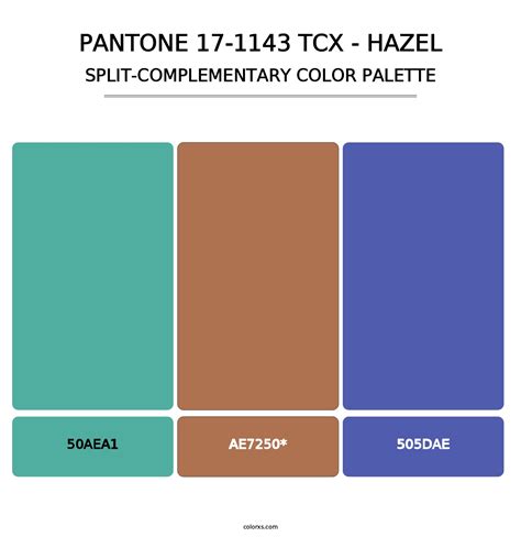 Hazel complementary color palette