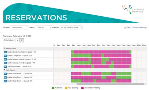 Hbll Room Reservations Process