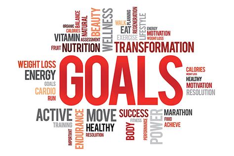 Achieving health goals