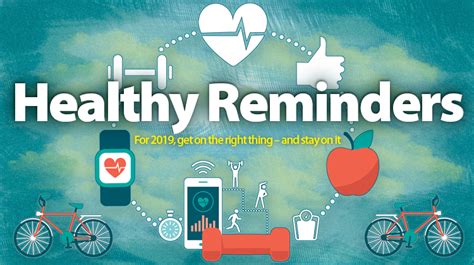 Health reminders for wellness