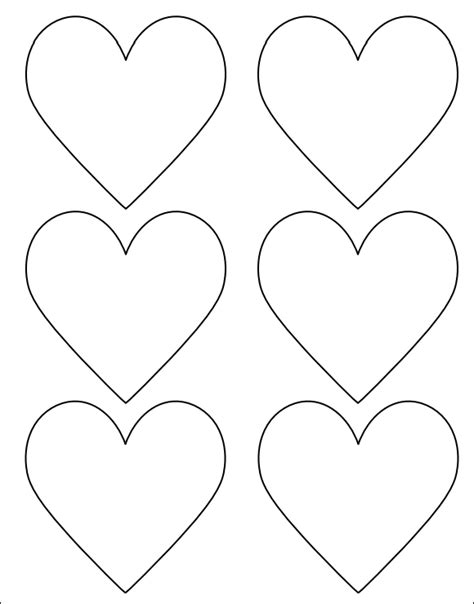 Heart shape templates