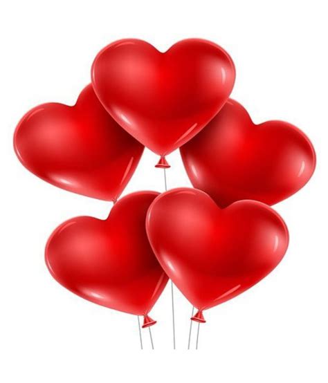 A heart-shaped balloon floating in the air