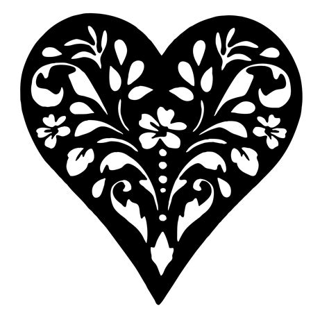 Heart Stencil Design