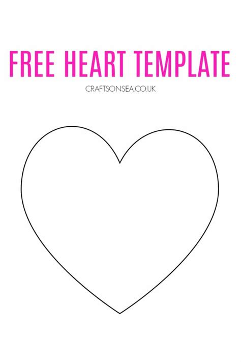 Heart Templates Crafts Image