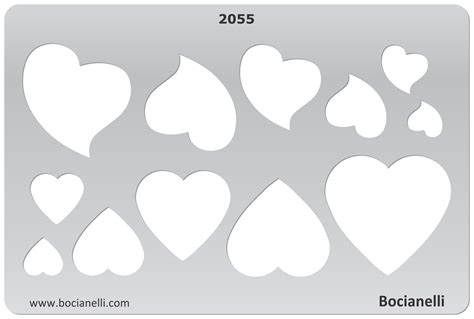 Heart Templates for Jewelry