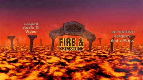 Creating a hellfire and brimstone background using a pre-made template