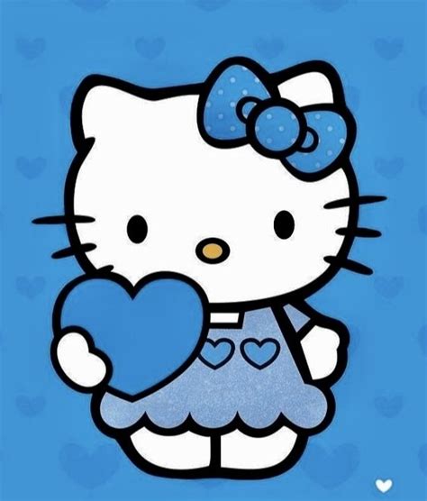 Hello Kitty in blue