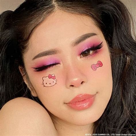 Hello Kitty Makeup Look 1