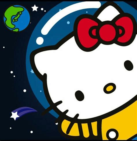 Hello Kitty in space