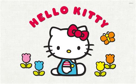 Hello Kitty in white