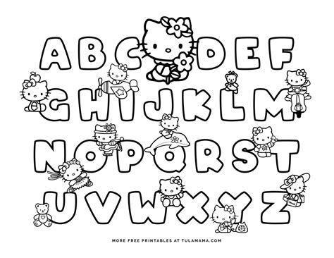 Hello Kitty worksheets