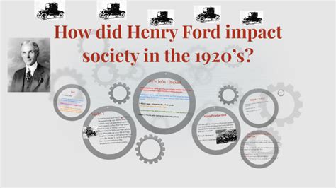 Henry Ford's impact on society