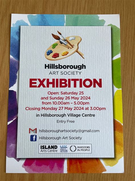 Hillsborough art exhibition image