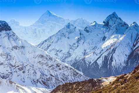 A breathtaking view of the Himalayan mountains