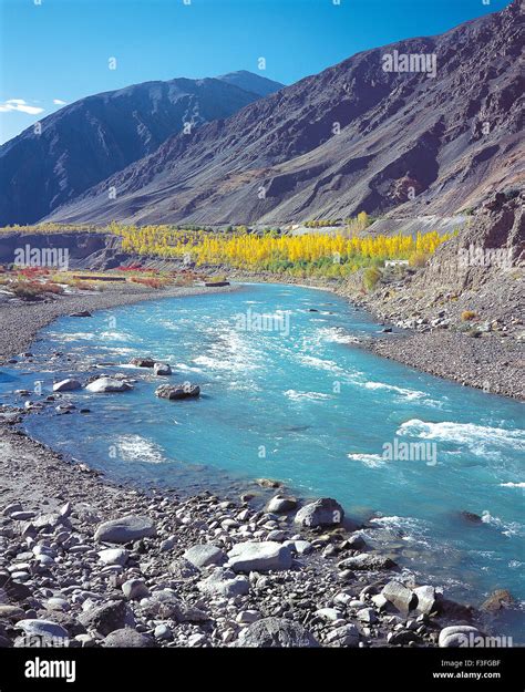 A serene view of the Himalayan rivers