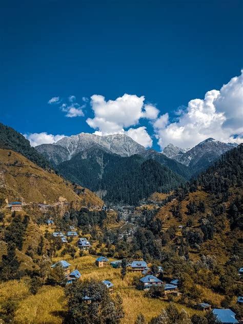 A stunning view of the Himalayan valleys