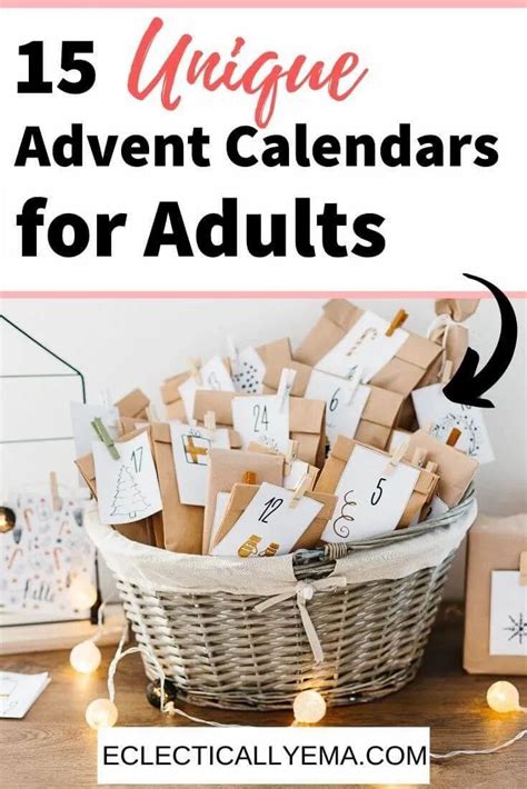 Holiday Advent Calendar Ideas for Adults