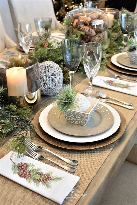 Holiday Gathering Place Settings