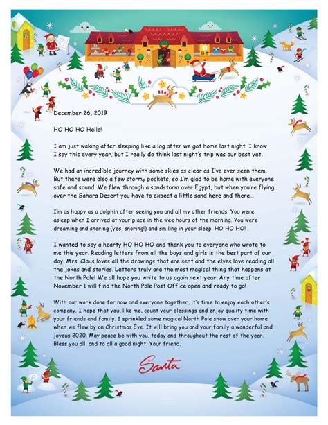 Holiday Letter Ideas for Kids