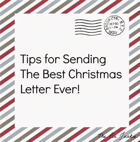 Holiday Letter Tips